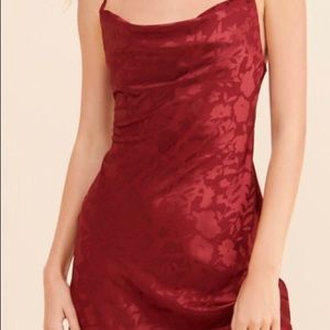 Urban Outfitters Mallory Cowl Neck Slip Dress